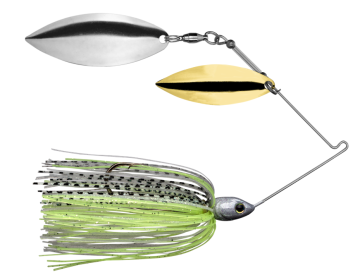 Strike King Tour Grade Spinnerbait 3/4oz Willow/Willow Spot Remover