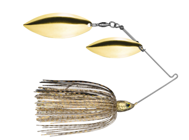 Strike King Tour Grade Spinnerbait 3/8 oz Willow/Willow / Gold Shiner