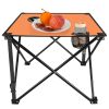 LakeForest Folding Camping Tables, Set of 2, Orange