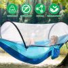LakeForest Mosquito Net Camping Hammock, Royal Blue/Sky Blue