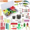 LakeForest 375 Piece Fishing Lure and Tackle Box Kit