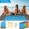 iMountek Sand Proof Picnic Blanket, 82.6 x 78.7 in, Blue