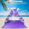iMountek Pop Up Beach Tent, 2 to 3 Person, Purple