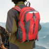 iNova 36L Outdoor Daypack, Waterproof Nylon, Red