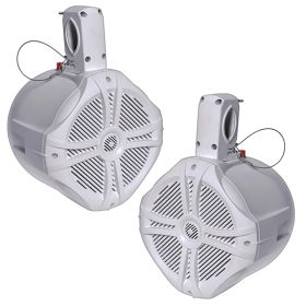 Power Acoustik Marine 6.5â€ 2-Way Wakeboard Speaker - White (Pair)