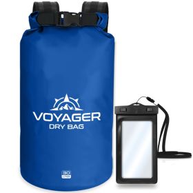 Voyager Waterproof Dry Bag for Kayaking and Water Sports - Blue - 30 Liter