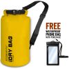 Voyager Waterproof Dry Bag for Kayaking and Water Sports - Yellow - 20 Liter