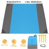iMountek Sand Proof Picnic Blanket, 82.6 x 78.7 in, Blue