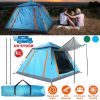 LakeForest 4 to 5 Person Pop Up Camping Tent, Blue