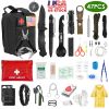 LakeForest 47 Piece Emergency Survival Kit, Black