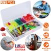 LakeForest 375 Piece Fishing Lure and Tackle Box Kit