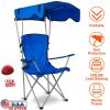 LakeForest Folding Canopy Lawn Chair, Blue