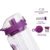 iMountek Fruit Infuser Water Bottle, 32 oz, Purple
