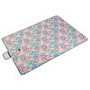iMountek Waterproof Picnic Blanket, 60 x 78 in, Green Floral
