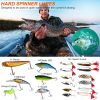 LakeForest 375 Piece Fishing Lure and Tackle Box Kit
