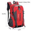 iNova 36L Outdoor Daypack, Waterproof Nylon, Red