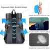 iNova 36L Outdoor Daypack, Waterproof Nylon, Black