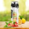 iMountek Fruit Infuser Water Bottle, 32 oz, Black