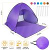 iMountek Pop Up Beach Tent, 2 to 3 Person, Purple