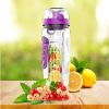 iMountek Fruit Infuser Water Bottle, 32 oz, Purple