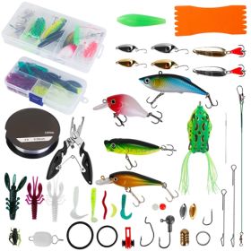 LakeForest 383 Piece Bass Fishing Lure Kit with Tackle Box