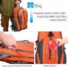 iNova 36L Outdoor Daypack, Waterproof Nylon, Orange