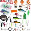 LakeForest 383 Piece Bass Fishing Lure Kit with Tackle Box