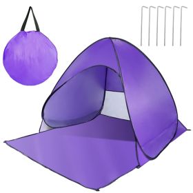 iMountek Pop Up Beach Tent, 2 to 3 Person, Purple