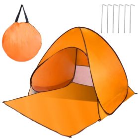 iMountek Pop Up Beach Tent, 2 to 3 Person, Orange