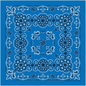TEXAS PAISLEY BANDANA ROYAL