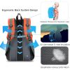 iNova 36L Outdoor Daypack, Waterproof Nylon, Orange