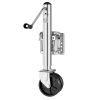 Trailer Jack with Wheel, 2000 lbs Load Capacity, Heavy Duty Swivel Boat Trailer Jack with PP Single Wheel & Ergonomic Handle, 12-inch Lift