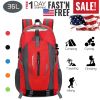iNova 36L Outdoor Daypack, Waterproof Nylon, Red