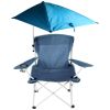 LakeForest Beach Chair with Detachable Umbrella, Blue