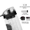 iMountek Fruit Infuser Water Bottle, 32 oz, Black