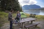 4-Person Dome Camping Tent;  1 Room;  Green - 4-Person