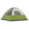 4-Person Dome Camping Tent;  1 Room;  Green - 4-Person