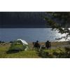 4-Person Dome Camping Tent;  1 Room;  Green - 4-Person