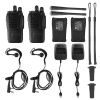 2 x Baofeng BF-888S Walkie Talkies Two Way Radio UHF 16CH 400-470MHZ Long Range - Black