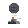 RV Leveling Pads, 4-Pack Rubber Trailer Jack Pads, Each with 5000 lbs Capacity, Standard Jack Stabilizer Pad with Large Surface Area