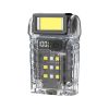 Portable Mini Pocket LED Flashlight Magnetic USB Rechargeable Torch Work Light
