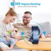 1pc Rechargeable Portable Fan USB Fan Personal Desk Fan Quiet Long Working For Office Desk Golf Car Outdoor Travel Camping Tent Gym Treadmill - Blue