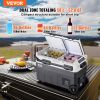 Portable Car Refrigerator, 12 Volt Car Refrigerator Fridge, 50 L / 52.8 QT Dual Zone Portable Freezer, -4-68 F Adjustable Temperature