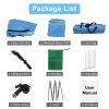 Beach Tent Outdoor Waterproof Tent Canopy for 4-6 Person with 3 Door Openings Carrying Bag UPF50+ Easy Setup for Beach Picnic Camping Hiking Adventure