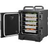 Insulated Food Pan Carrier, 81 Qt Hot Box for Catering, Food Box Carrier with Double Buckles, Front Loading Food Warmer with Handles