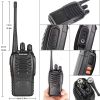 2pcs BAOFENG BF-888S Two Way Radio UHF Portable Walkie Talkies; Amateur Radio Handheld For Hiking Biking Camping - Black