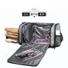 Duffel Bag with 10 Optimal Compartments Gym Bag Including Water Resistant Pouch - gray