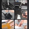 13 In 1 Multi-function Gadgets Stainless Steel Combination Tools, Mobile Phone Holder, Folding Outdoor, Bottle Opener, Screwdriver, Hiking Buckle