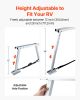 Universal RV Stabilizer, RV Bumper Stabilizer for Trailers, Campers, Fifth Wheel, Compact Foldable Design for Easy Storage