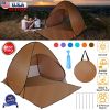 iMountek Pop Up Beach Tent, 2 to 3 Person, Coffee